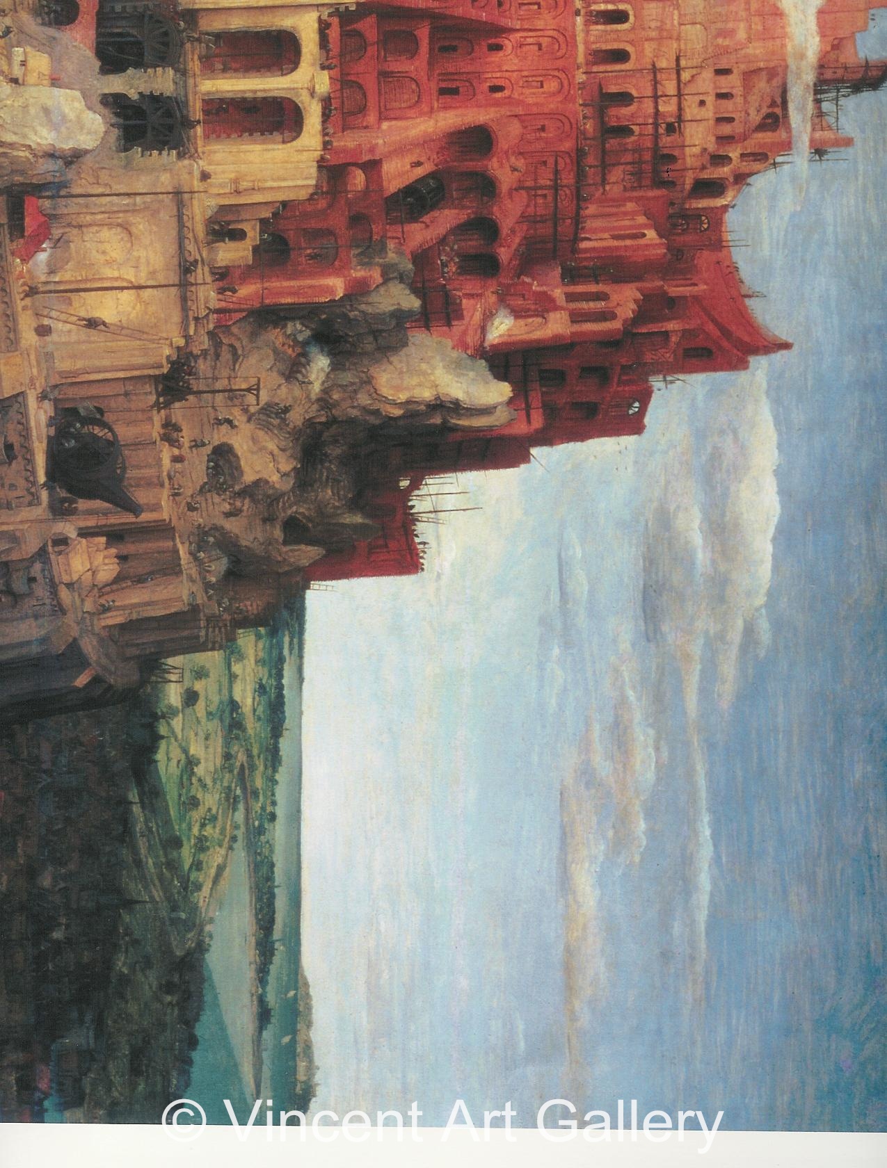 A116, BRUEGEL, The Tower of Babel, detail 1
